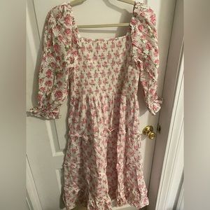 LoveshackFancy printed midi dress